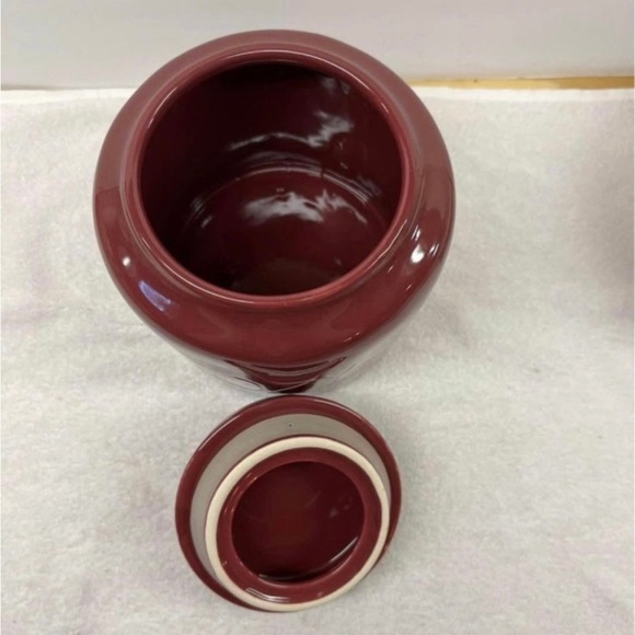 Rae Dunn COZY chubby fall canister cookie jar - Picture 7 of 8